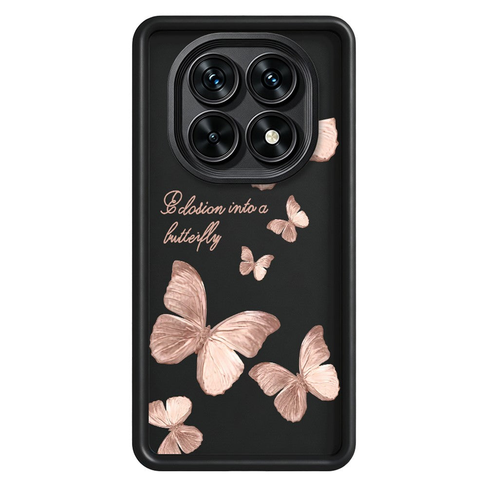 TPU Case For Xiaomi Redmi Note 15 5G (Global)  /  15 4G (Global)  /  Poco M8 5G Butterfly Pattern Rubberized Phone Back Cover