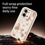For Xiaomi Redmi 15C 4G (Global) (171mm)  /  Poco C85 4G (171mm) TPU Case Butterfly Pattern Rubberized Phone Back Cover