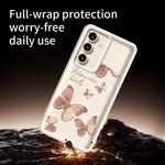 Samsung Galaxy S26+ TPU-skal med fjärilsmönster och gummibelagt bakstycke
