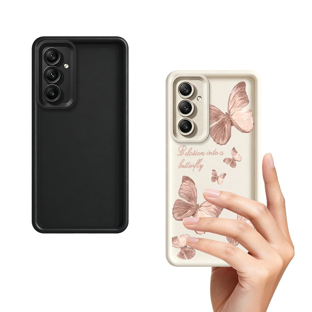 Samsung Galaxy A57 5G TPU-skal Fjärilsmönster Gummerat mobilbaksida