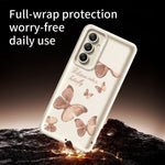 For Samsung Galaxy A36 5G TPU Case Butterfly Pattern Rubberized Phone Back Cover