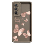 For Samsung Galaxy A36 5G TPU Case Butterfly Pattern Rubberized Phone Back Cover