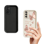 TPU-skal till Samsung Galaxy A18 5G / A18 4G / A17 5G / A17 4G fjärilsmönster gummerat bakstycke