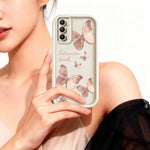 TPU-skal till Samsung Galaxy A18 5G / A18 4G / A17 5G / A17 4G fjärilsmönster gummerat bakstycke