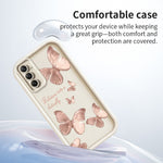 TPU-skal till Samsung Galaxy A18 5G / A18 4G / A17 5G / A17 4G fjärilsmönster gummerat bakstycke