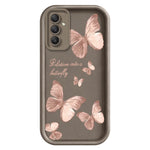 TPU-skal till Samsung Galaxy A18 5G / A18 4G / A17 5G / A17 4G fjärilsmönster gummerat bakstycke
