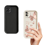 Samsung Galaxy A08 4G / A07 4G / A07s 4G TPU-skal Fjärilsmönster Gummerat Baksida mobilfodral
