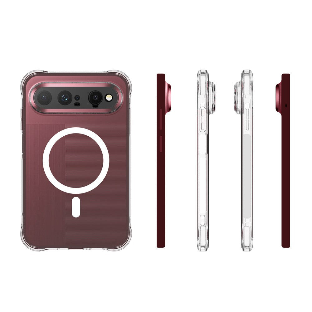 For Huawei Pura X View Magnetic Case TPU Anti-drop Phone Back Cover