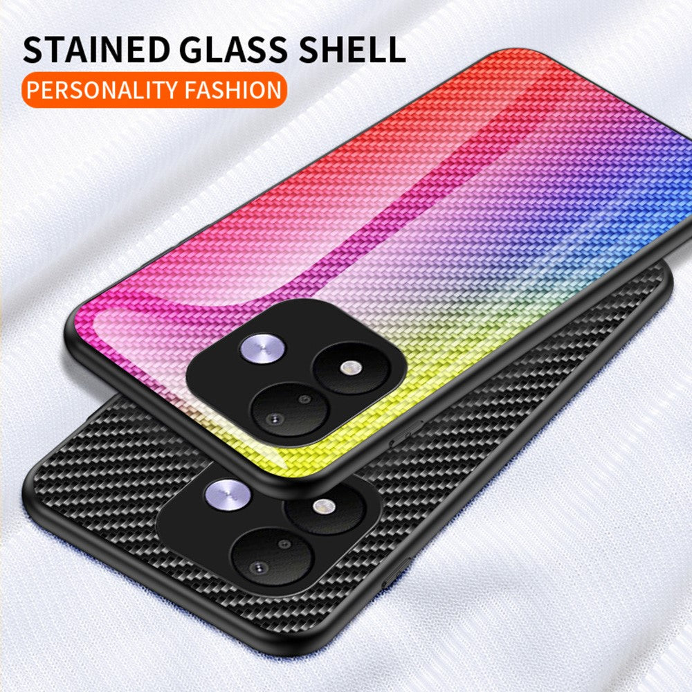 Mobilcover til Xiaomi Redmi Note 17 4G (Global) / Note 17 (Indien / Kina) 5G / Note 17 5G (Global), stødsikkert bagsidecover i hærdet glas