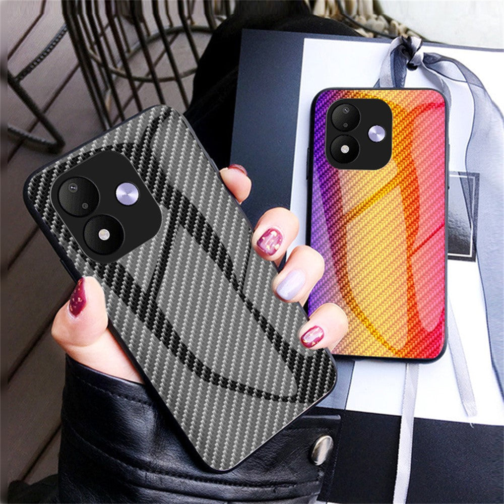 Mobilcover til Xiaomi Redmi Note 17 4G (Global) / Note 17 (Indien / Kina) 5G / Note 17 5G (Global), stødsikkert bagsidecover i hærdet glas