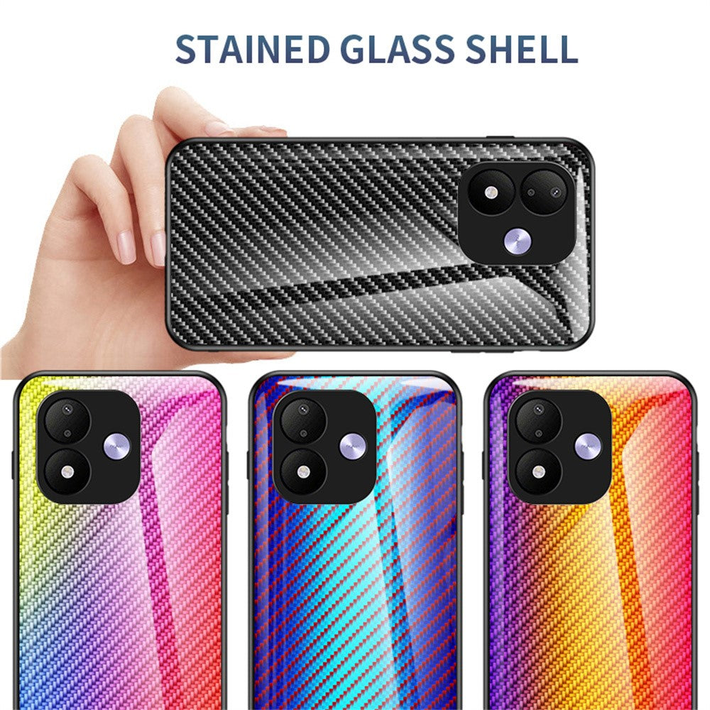 Mobilcover til Xiaomi Redmi Note 17 4G (Global) / Note 17 (Indien / Kina) 5G / Note 17 5G (Global), stødsikkert bagsidecover i hærdet glas