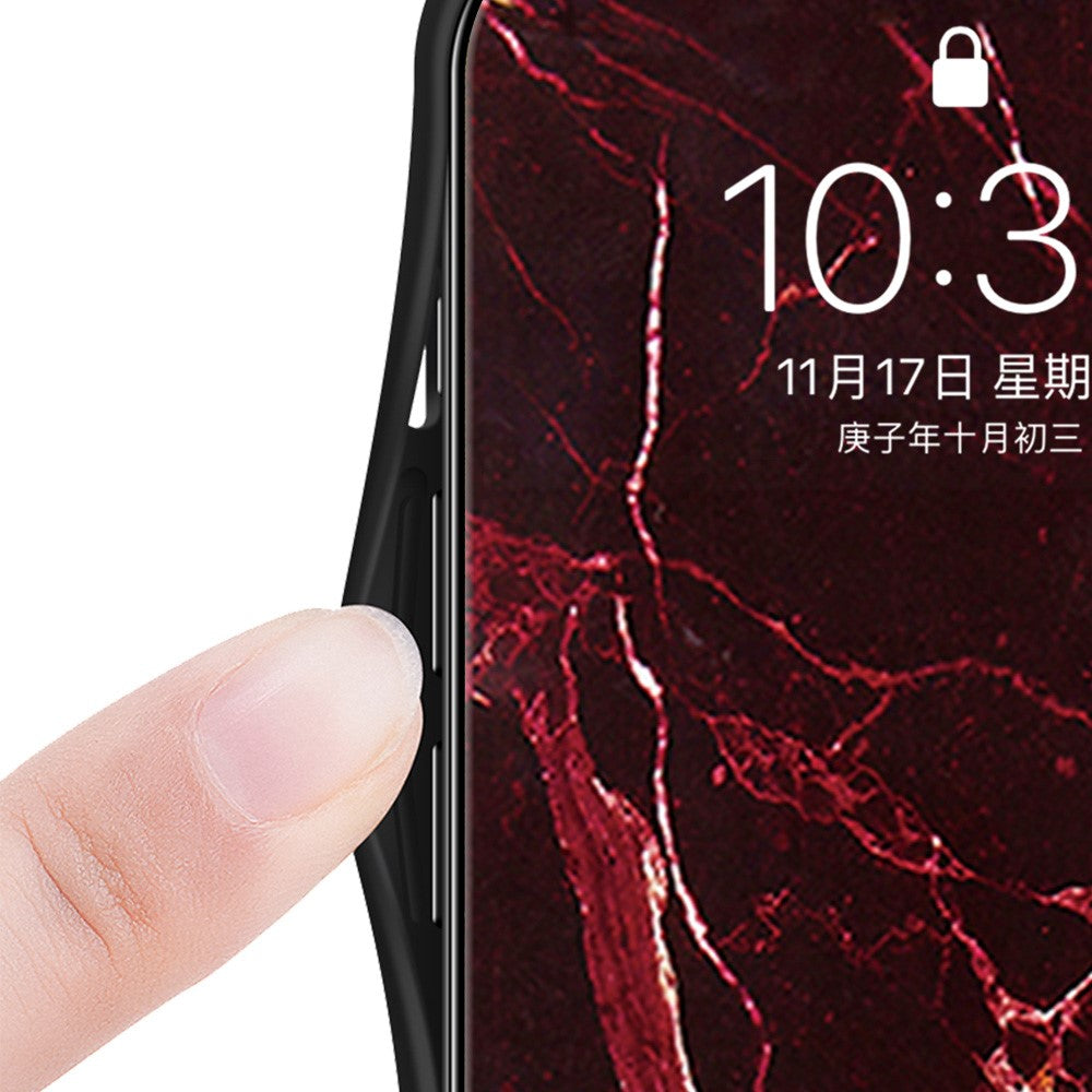 mobilskal för Xiaomi Redmi Note 17 4G (Global) / Note 17 (Indien / Kina) 5G / Note 17 5G (Global), Mönsterhärdat glas + PC + TPU Skyddande mobilskal