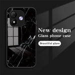 mobilskal för Xiaomi Redmi Note 17 4G (Global) / Note 17 (Indien / Kina) 5G / Note 17 5G (Global), Mönsterhärdat glas + PC + TPU Skyddande mobilskal