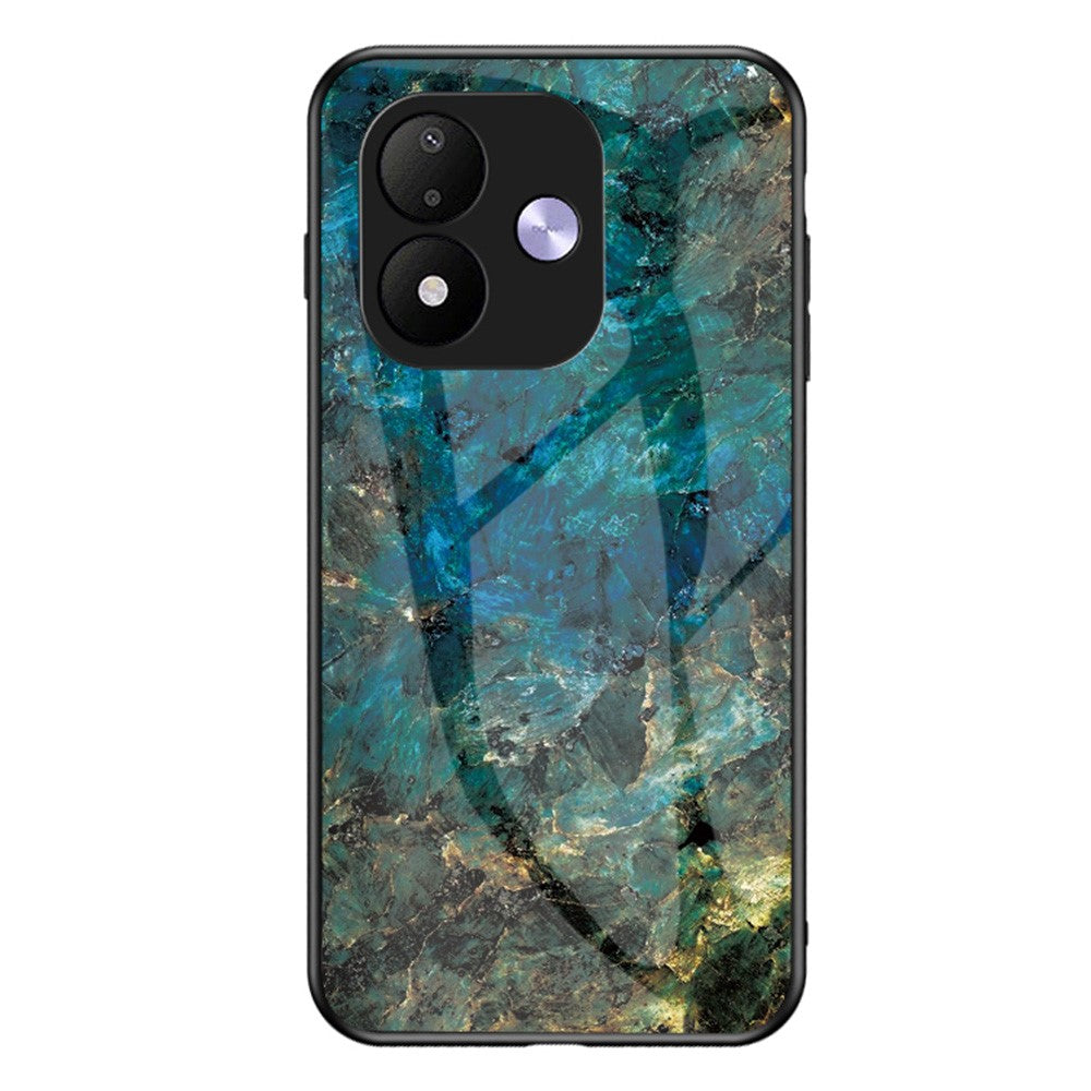 mobilskal för Xiaomi Redmi Note 17 4G (Global) / Note 17 (Indien / Kina) 5G / Note 17 5G (Global), Mönsterhärdat glas + PC + TPU Skyddande mobilskal