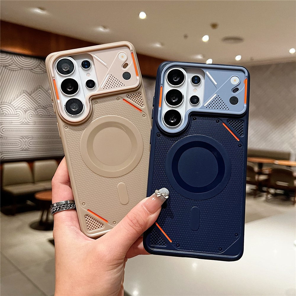 For Samsung Galaxy S24 Ultra Magnetic Case Defender TPU Anti Drop Phone Cover