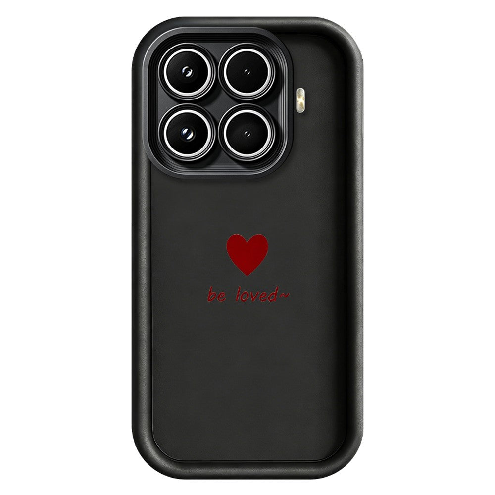 For Xiaomi 17T TPU Case Be Loved Heart Pattern Rubberized Shockproof Phone Cover