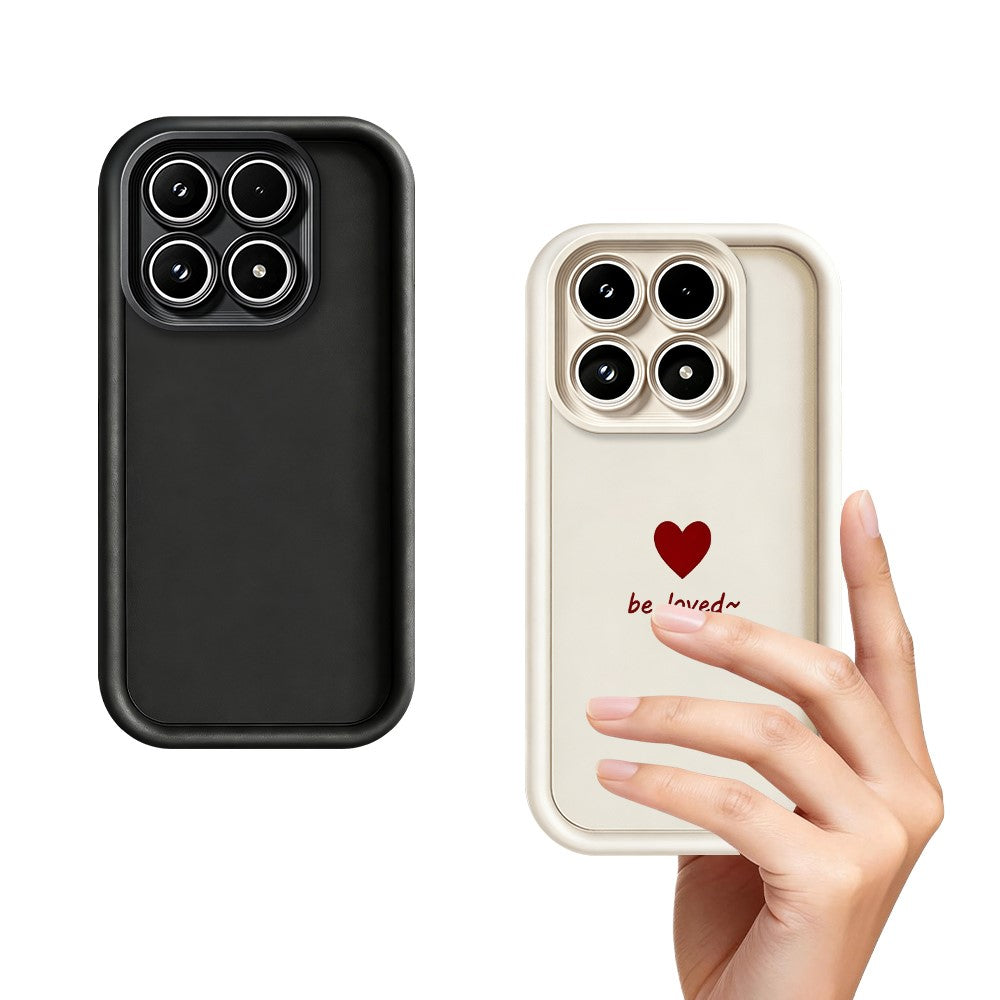 For Xiaomi 17 TPU Case Be Loved Heart Pattern Rubberized Shockproof Phone Cover