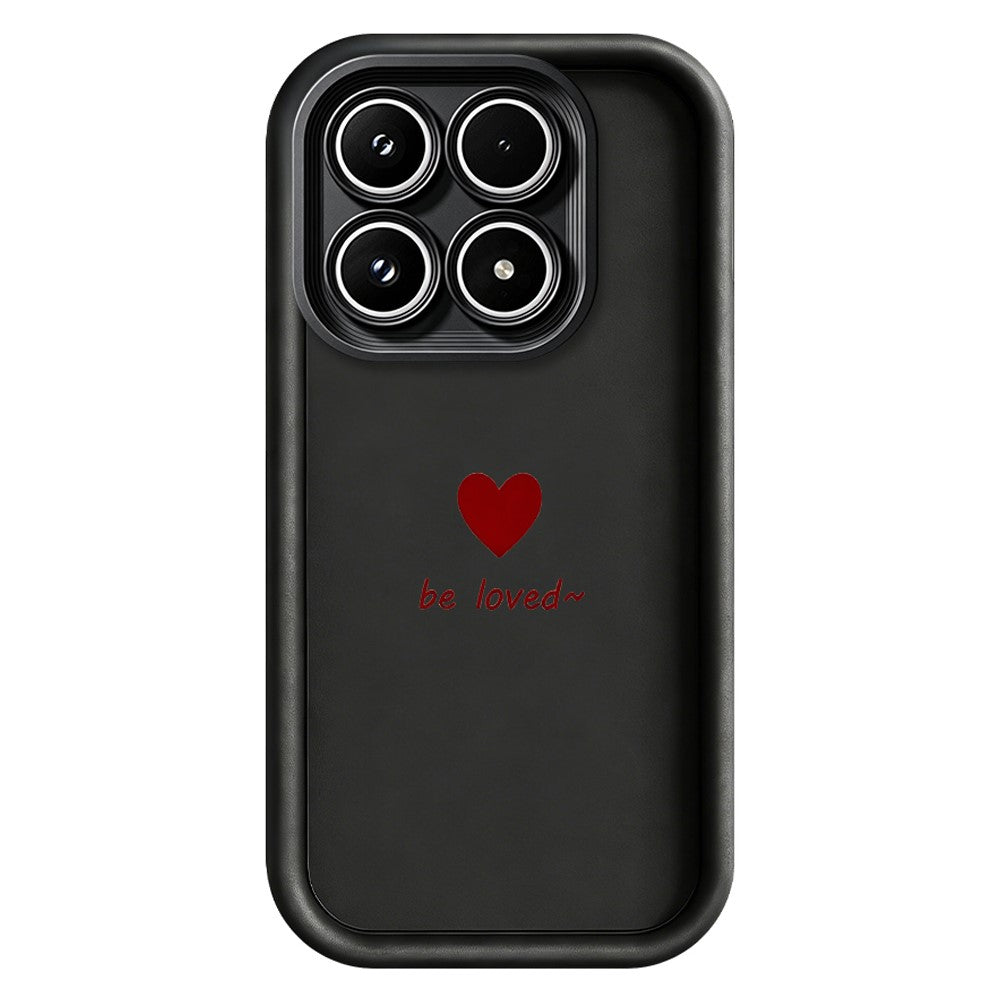 For Xiaomi 17 TPU Case Be Loved Heart Pattern Rubberized Shockproof Phone Cover