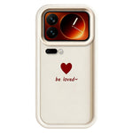 For Xiaomi 17 Pro TPU Case Be Loved Heart Pattern Rubberized Shockproof Phone Cover