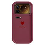 For Xiaomi 17 Pro TPU Case Be Loved Heart Pattern Rubberized Shockproof Phone Cover