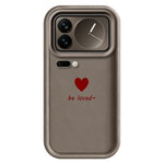 Xiaomi 17 Pro Max TPU-skal Be Loved hjärtmönster gummerat stötsäkert mobilskydd