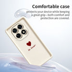 TPU Case For Xiaomi Redmi Note 15 5G (Global)  /  15 4G (Global)  /  Poco M8 5G Be Loved Heart Pattern Rubberized Shockproof Phone Cover
