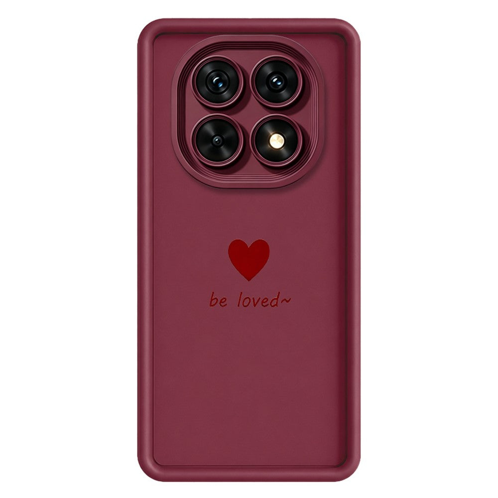 TPU Case For Xiaomi Redmi Note 15 5G (Global)  /  15 4G (Global)  /  Poco M8 5G Be Loved Heart Pattern Rubberized Shockproof Phone Cover