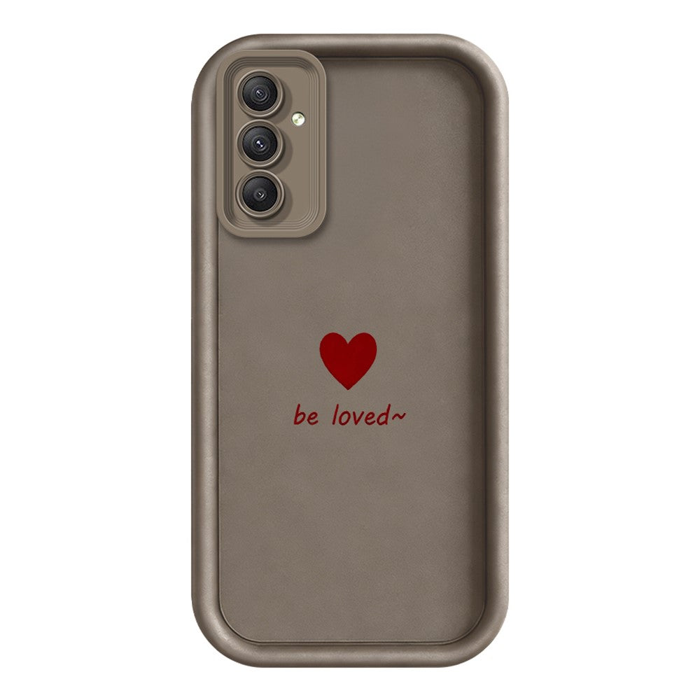 TPU-skal till Samsung Galaxy A18 5G / A18 4G / A17 5G / A17 4G Be Loved hjärtmönster gummerat stötsäkert mobilskal