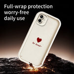 Samsung Galaxy A08 4G / A07 4G / A07s 4G TPU-skal Be Loved Hjärtmönster Gummerat Stötsäkert mobilskal