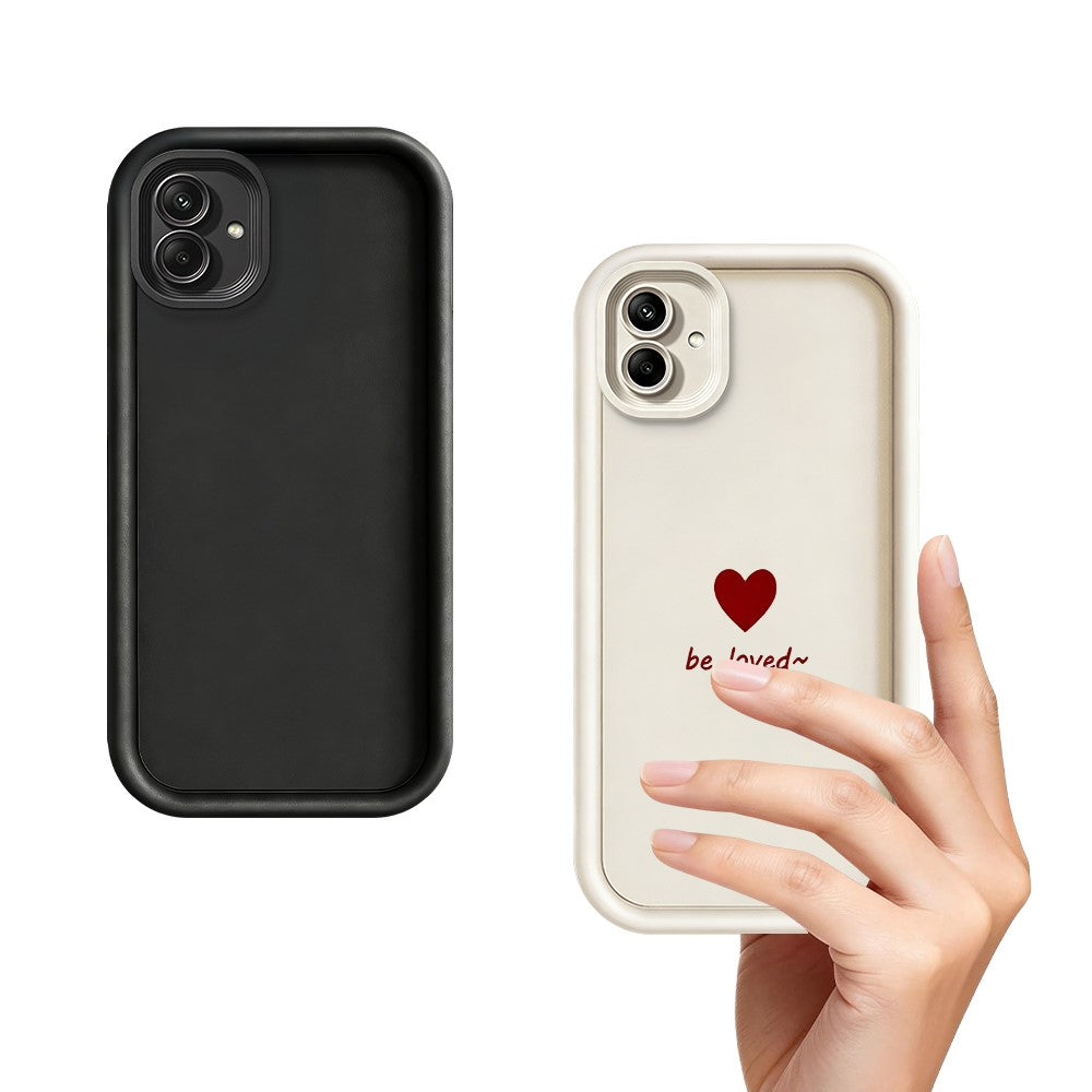 Samsung Galaxy A08 4G / A07 4G / A07s 4G TPU-skal Be Loved Hjärtmönster Gummerat Stötsäkert mobilskal