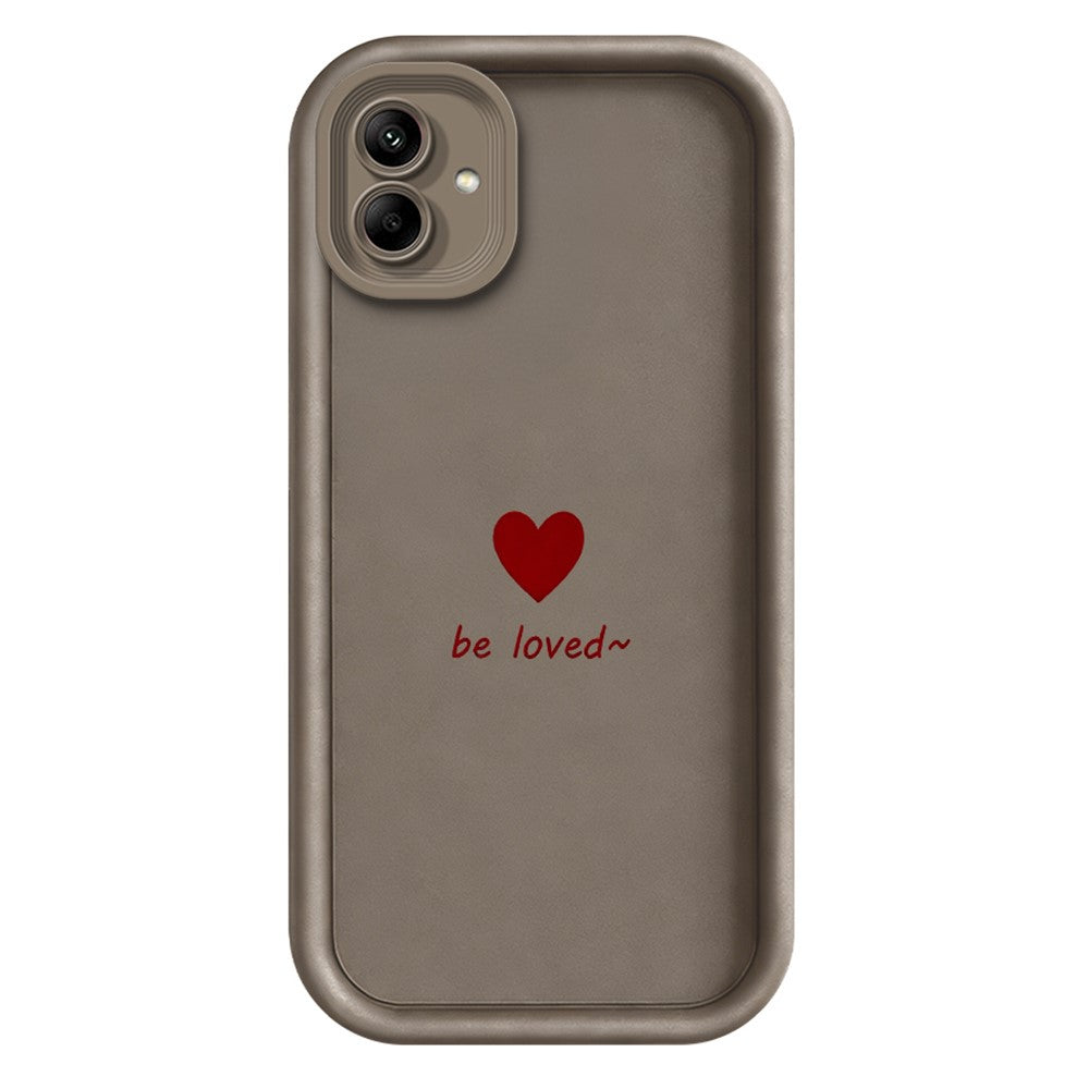 Samsung Galaxy A08 4G / A07 4G / A07s 4G TPU-skal Be Loved Hjärtmönster Gummerat Stötsäkert mobilskal