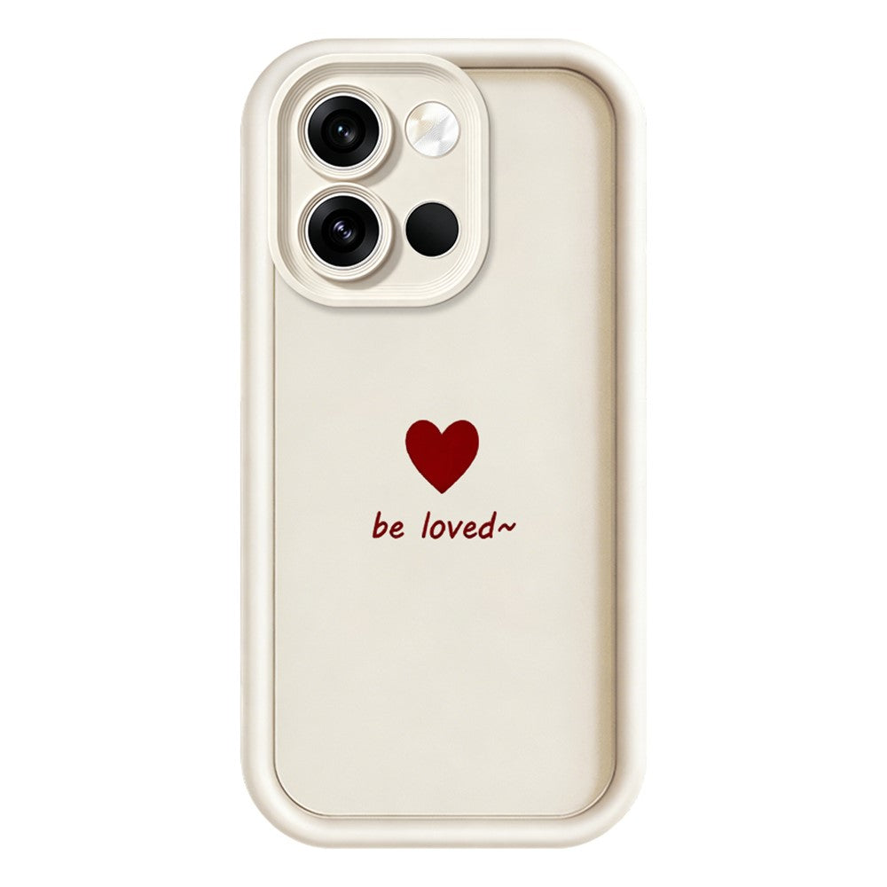 OnePlus Nord 6 5G TPU-skal Be Loved hjärtmönster gummerat stötsäkert mobilskydd