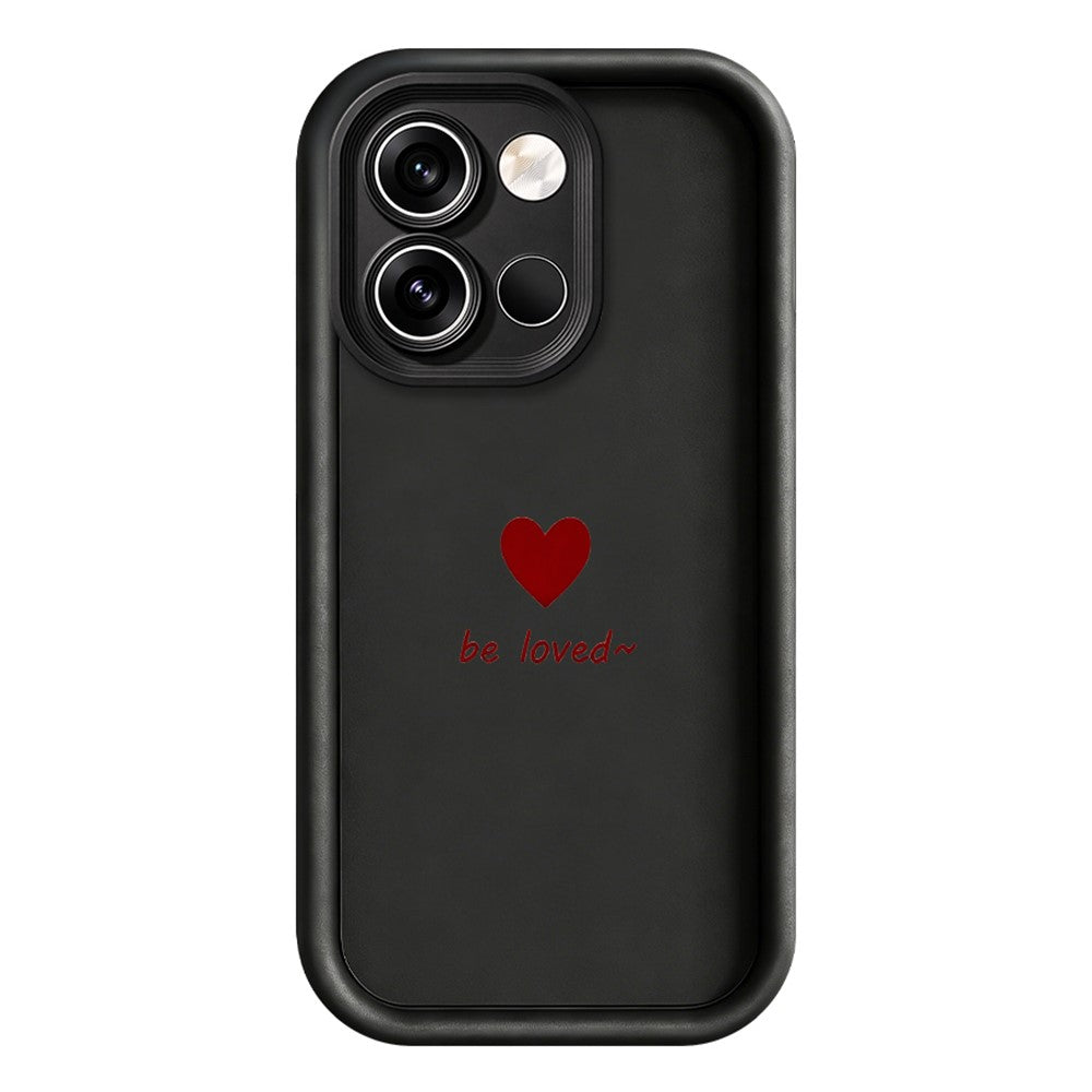 OnePlus Nord 6 5G TPU-skal Be Loved hjärtmönster gummerat stötsäkert mobilskydd