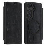 Magnetiskt skal för Samsung Galaxy S26, RFID-blockerande korthållare, läderfodral