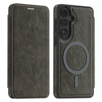 Samsung Galaxy S26+ Magnetiskt Skal RFID-blockerande Korthållare Lädermobilskal