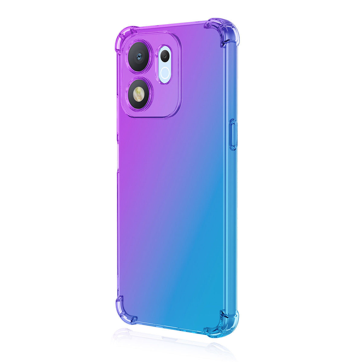 ENKAY til Honor X7e Plus 5G / Honor X7e Plus 4G / Honor 600 Smart 5G TPU-etui Fortykket firehjørners faldbeskyttende telefonbagcover