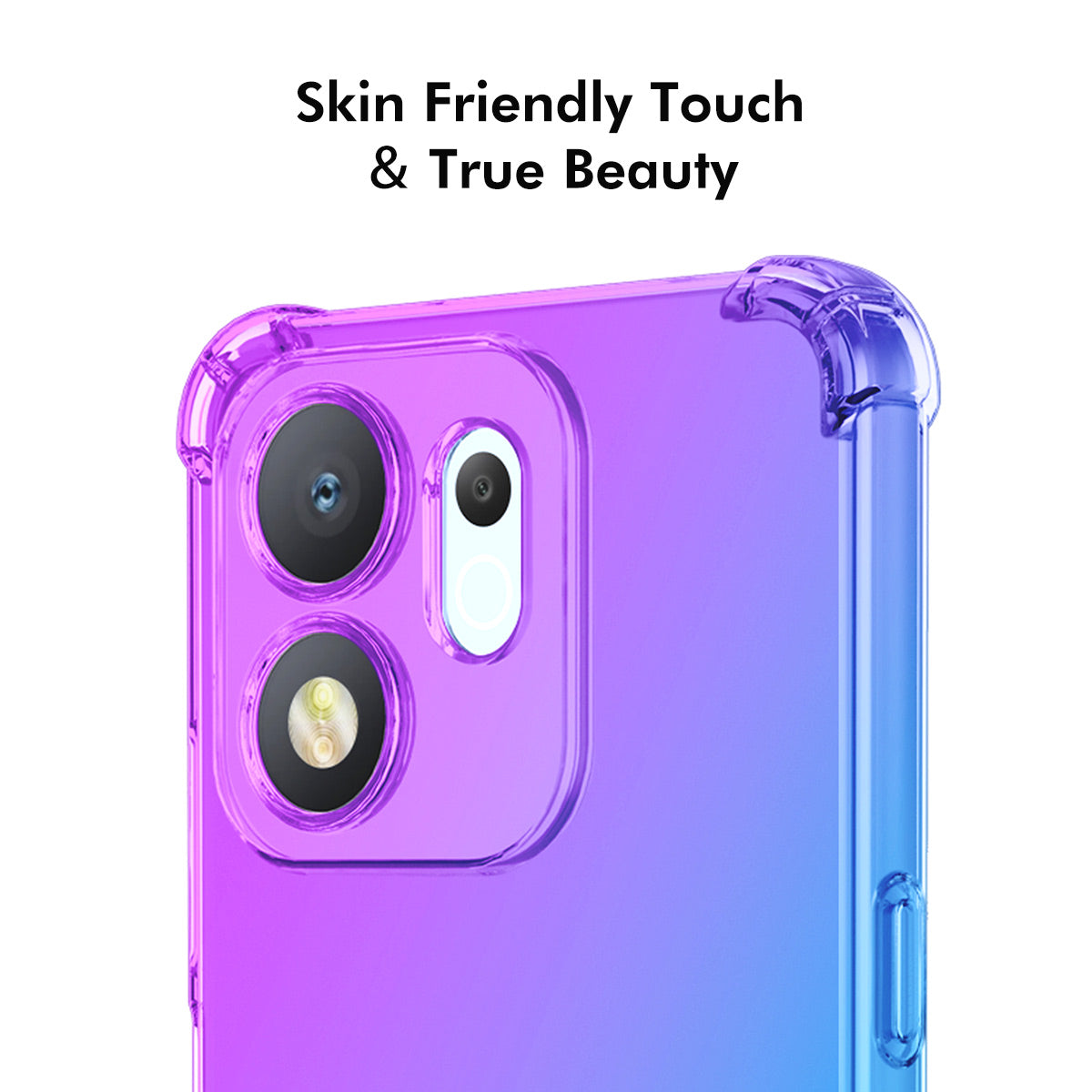 ENKAY til Honor X7e Plus 5G / Honor X7e Plus 4G / Honor 600 Smart 5G TPU-etui Fortykket firehjørners faldbeskyttende telefonbagcover