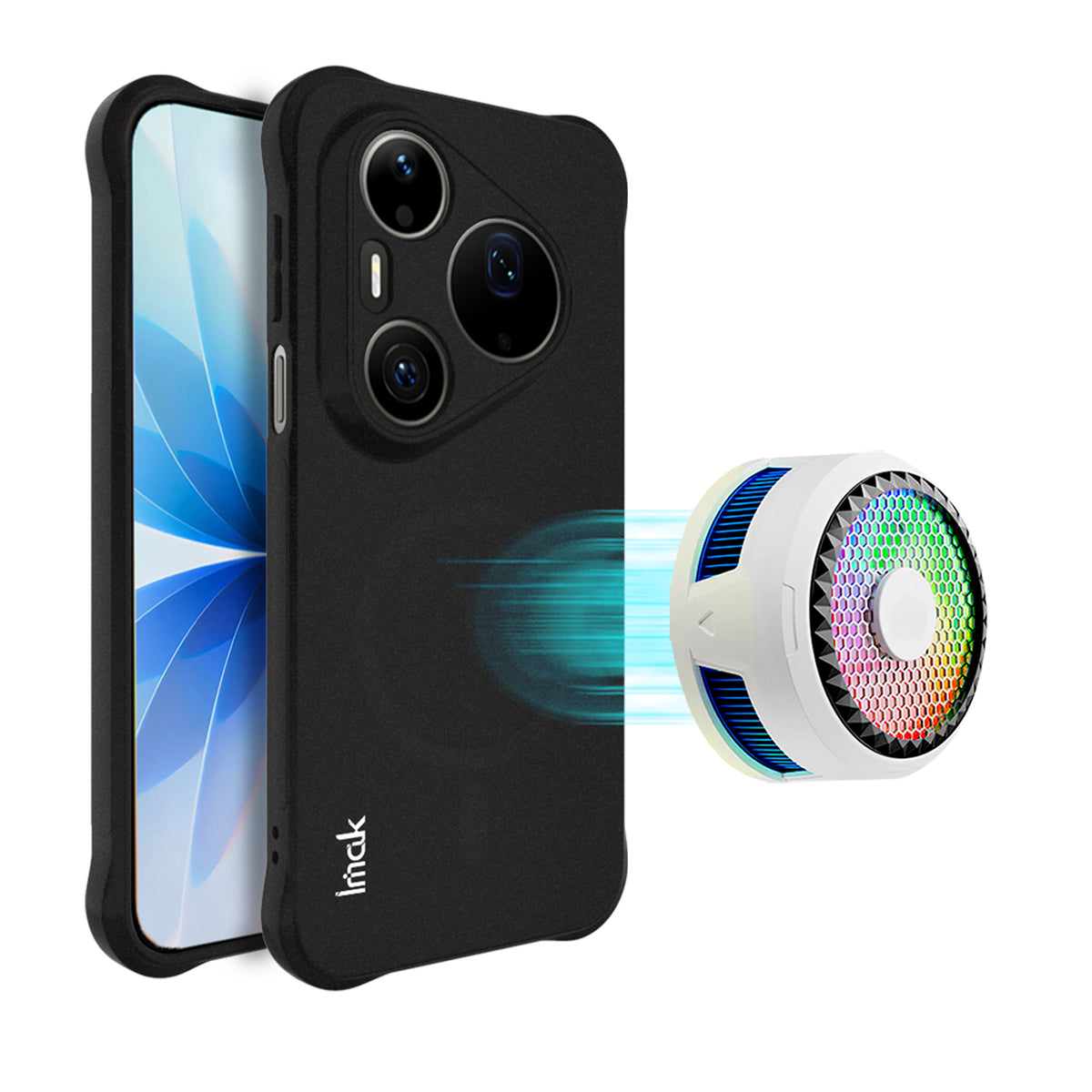 IMAK for Huawei Pura 90s Pro Max 5G / Huawei Pura 90 Pro Max Magnetic Case Shockproof Airbag TPU Phone Cover