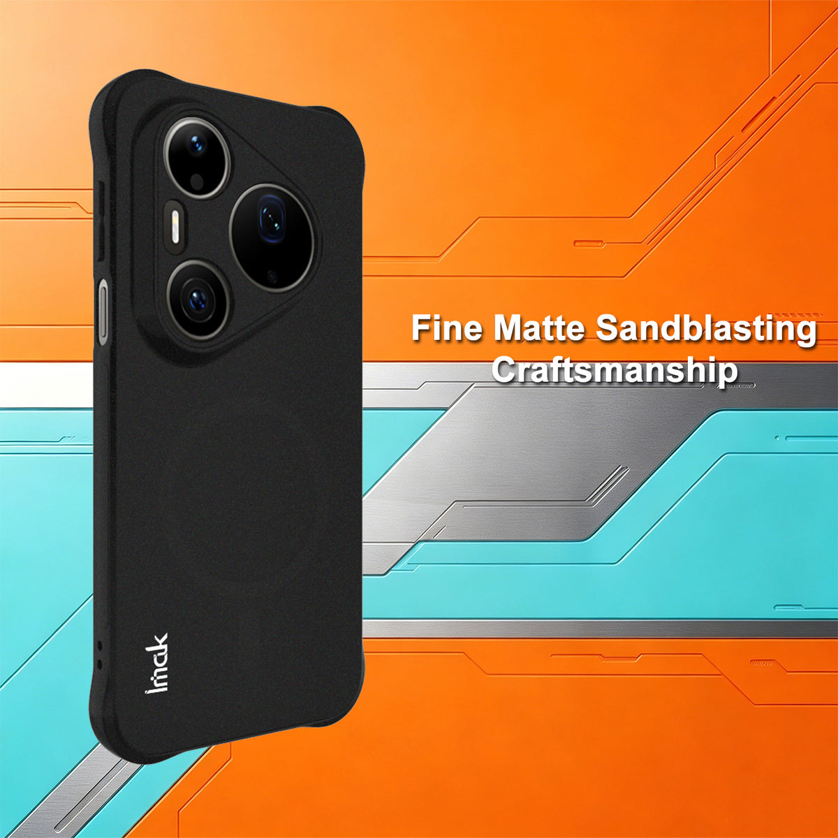 IMAK for Huawei Pura 90s Pro Max 5G / Huawei Pura 90 Pro Max Magnetic Case Shockproof Airbag TPU Phone Cover