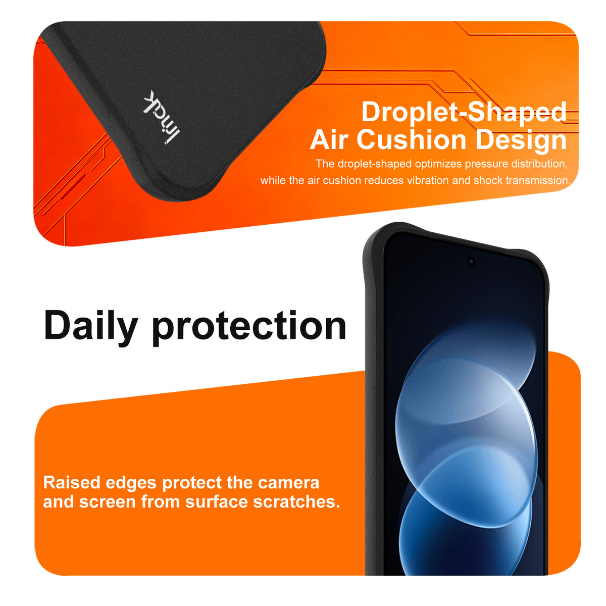 IMAK för Xiaomi Redmi Note 17 Pro Max 5G Magnetiskt Skal Stötsäkert Airbag TPU mobilskal