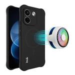 IMAK för Xiaomi Redmi Note 17 Pro Max 5G Magnetiskt Skal Stötsäkert Airbag TPU mobilskal