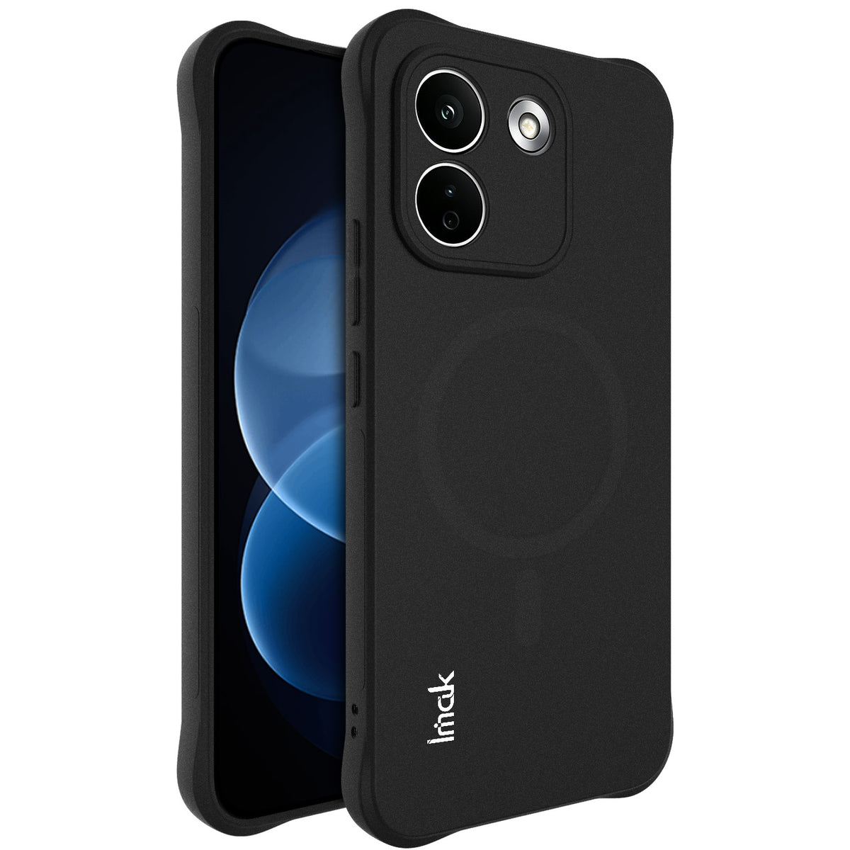 IMAK för Xiaomi Redmi Note 17 Pro Max 5G Magnetiskt Skal Stötsäkert Airbag TPU mobilskal