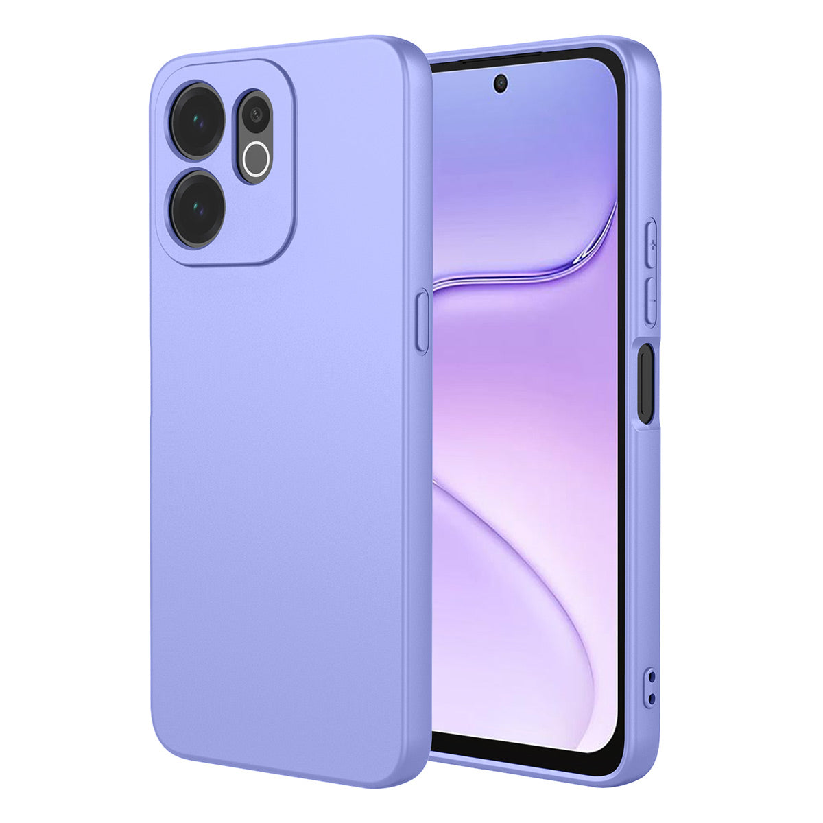 HAT PRINCE til Honor X7e Plus 5G / Honor X7e Plus 4G / Honor 600 Smart 5G ENKAY Silikoneetui Lige Kant Mobiltelefon Bagcover