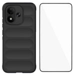 WANLONFENG för Xiaomi Redmi Note 17 (Indien/Kina) 5G / Xiaomi Redmi Note 17 5G (Global) / Xiaomi Redmi Note 17 4G (Global) TPU-skal HD-serien halkfritt mobilskydd med härdat glas