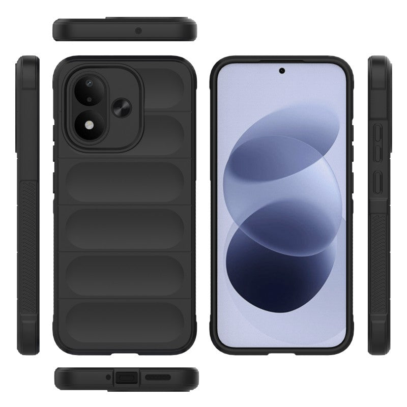 WANLONFENG för Xiaomi Redmi Note 17 (Indien/Kina) 5G / Xiaomi Redmi Note 17 5G (Global) / Xiaomi Redmi Note 17 4G (Global) TPU-skal HD-serien halkfritt mobilskydd med härdat glas