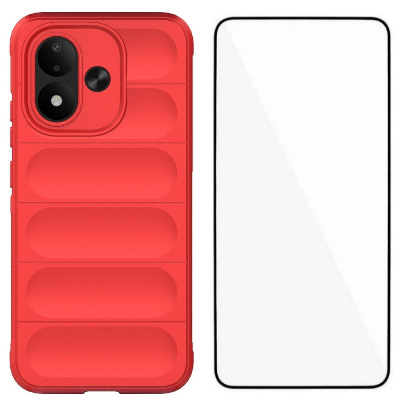 WANLONFENG för Xiaomi Redmi Note 17 (Indien/Kina) 5G / Xiaomi Redmi Note 17 5G (Global) / Xiaomi Redmi Note 17 4G (Global) TPU-skal HD-serien halkfritt mobilskydd med härdat glas