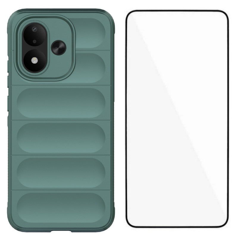 WANLONFENG för Xiaomi Redmi Note 17 (Indien/Kina) 5G / Xiaomi Redmi Note 17 5G (Global) / Xiaomi Redmi Note 17 4G (Global) TPU-skal HD-serien halkfritt mobilskydd med härdat glas
