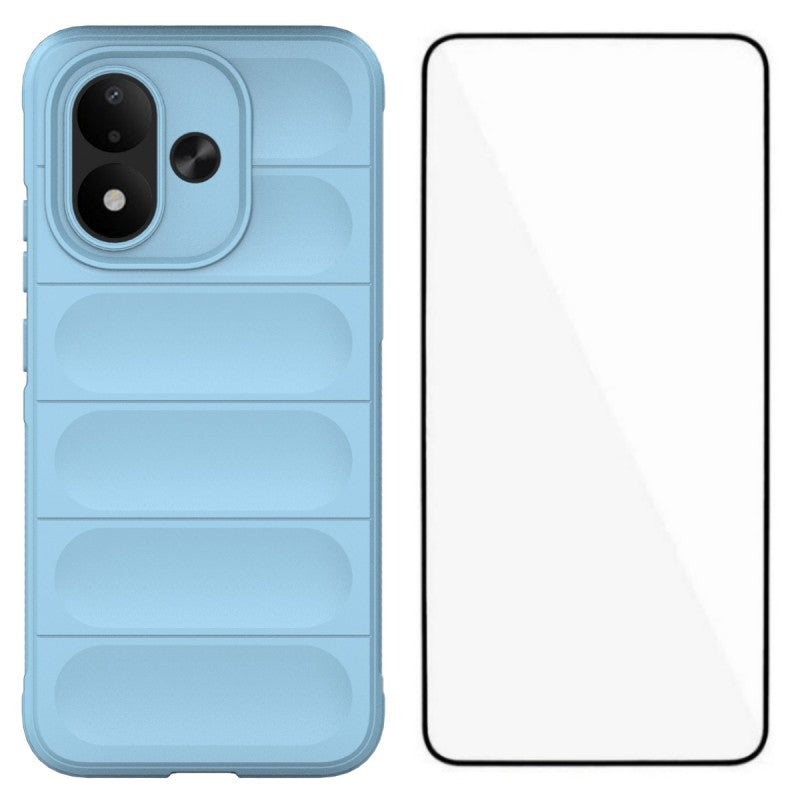 WANLONFENG för Xiaomi Redmi Note 17 (Indien/Kina) 5G / Xiaomi Redmi Note 17 5G (Global) / Xiaomi Redmi Note 17 4G (Global) TPU-skal HD-serien halkfritt mobilskydd med härdat glas