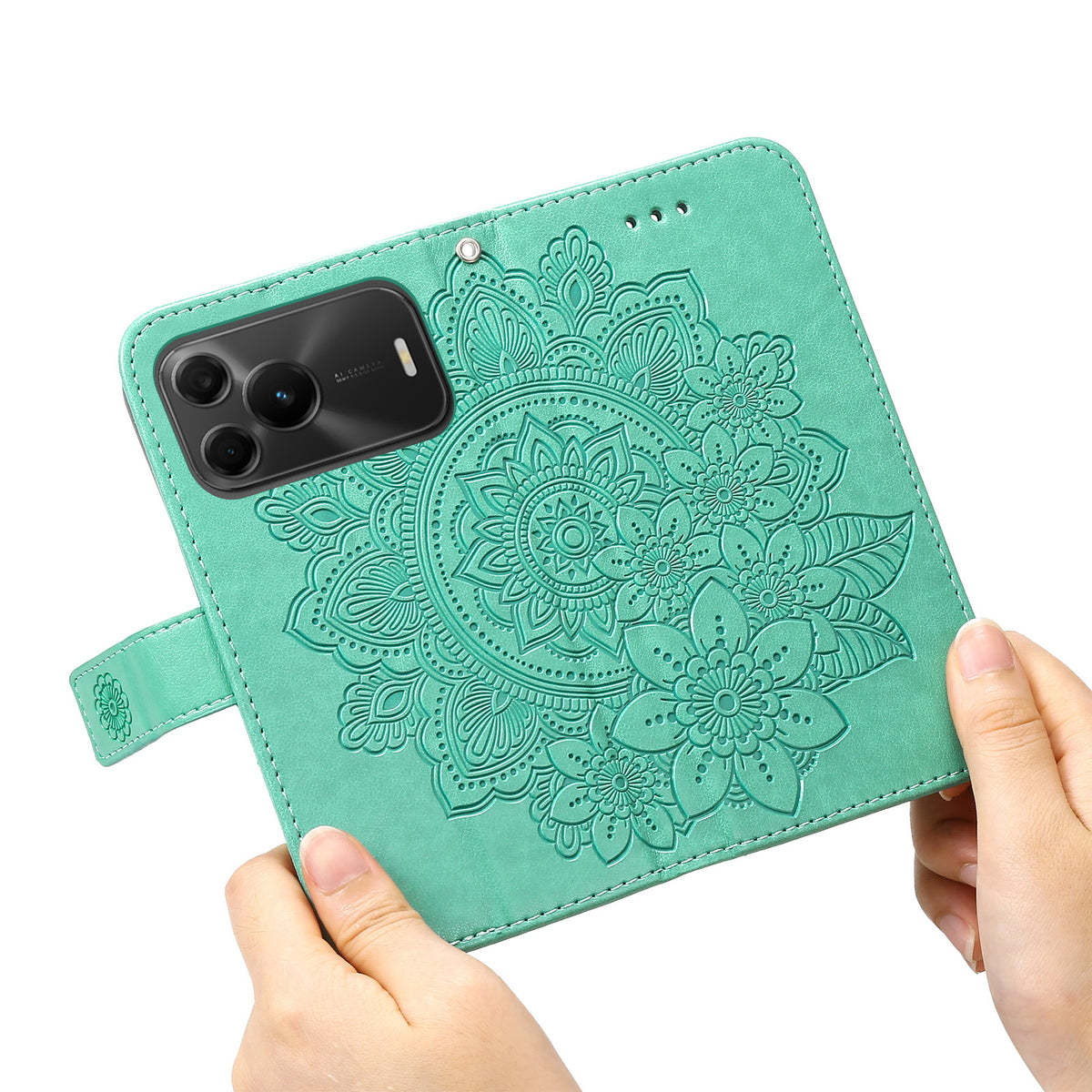 For Huawei nova 16 SE 5G Case Floral Pattern PU Leather Wallet Stand Phone Cover