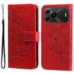 For Huawei nova 16 SE 5G Case Floral Pattern PU Leather Wallet Stand Phone Cover